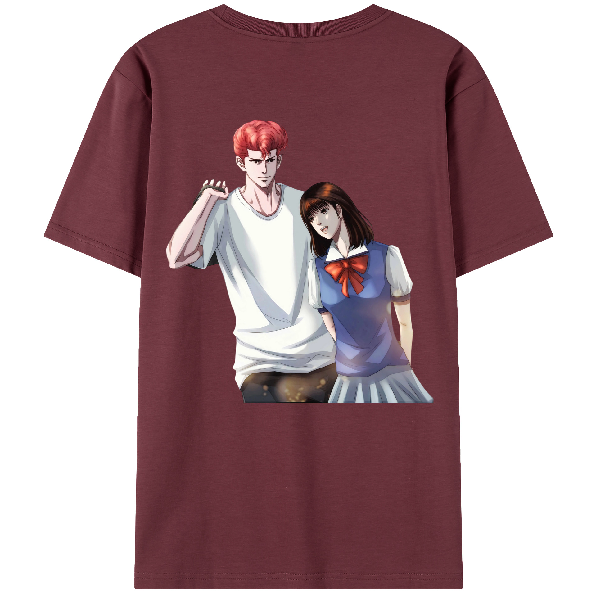 SLAM DUNK／スラムダンク 綿100％半袖Tシャツ（背面プリント）